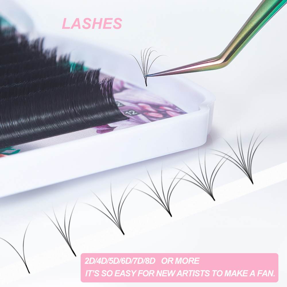 Eyelash Extension Yelix - Yelix Standaard Gemakkelijke Waaierwimpers Gemakkelijk Fanning