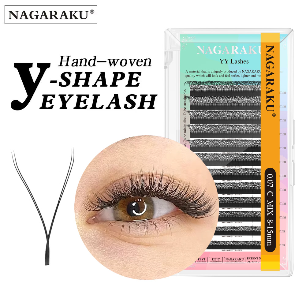 Eyelash Extension Yelix - NAGARAKU YY-vorm handgeweven premium wimperverlenging