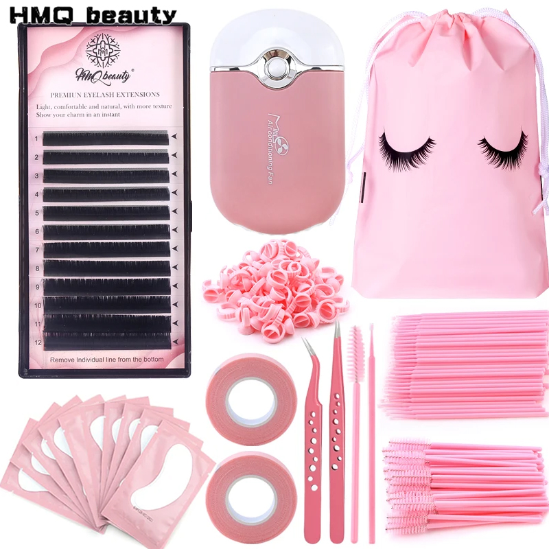 Eyelash Extension Fan - 268 Stuks Wimper Extensions Borstels Set