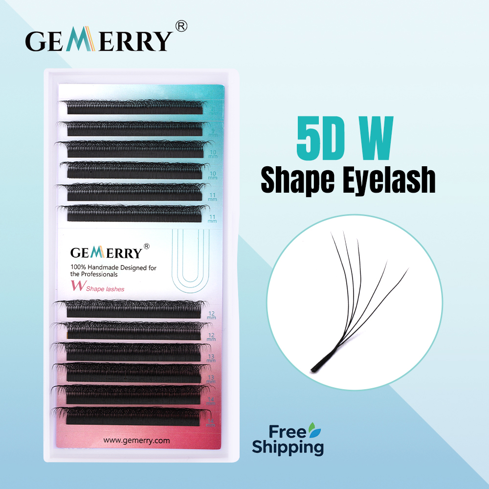 Eyelash Extension Volume Styles - GEMERRY 5D W-vormige wimperextensions voorgemaakte volume