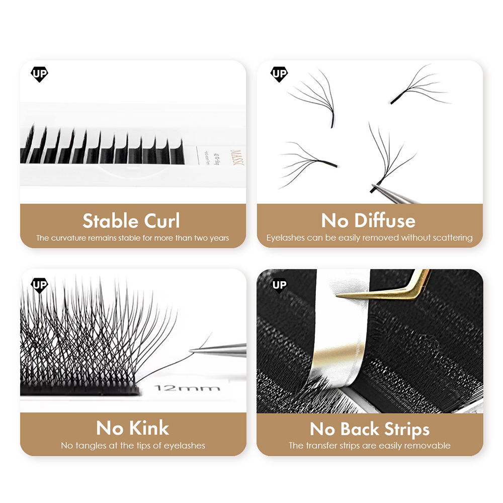 MASSCAKU L LU M Krul YY/W Vorm - Eyelash Extension Yelix recensie en prijs
