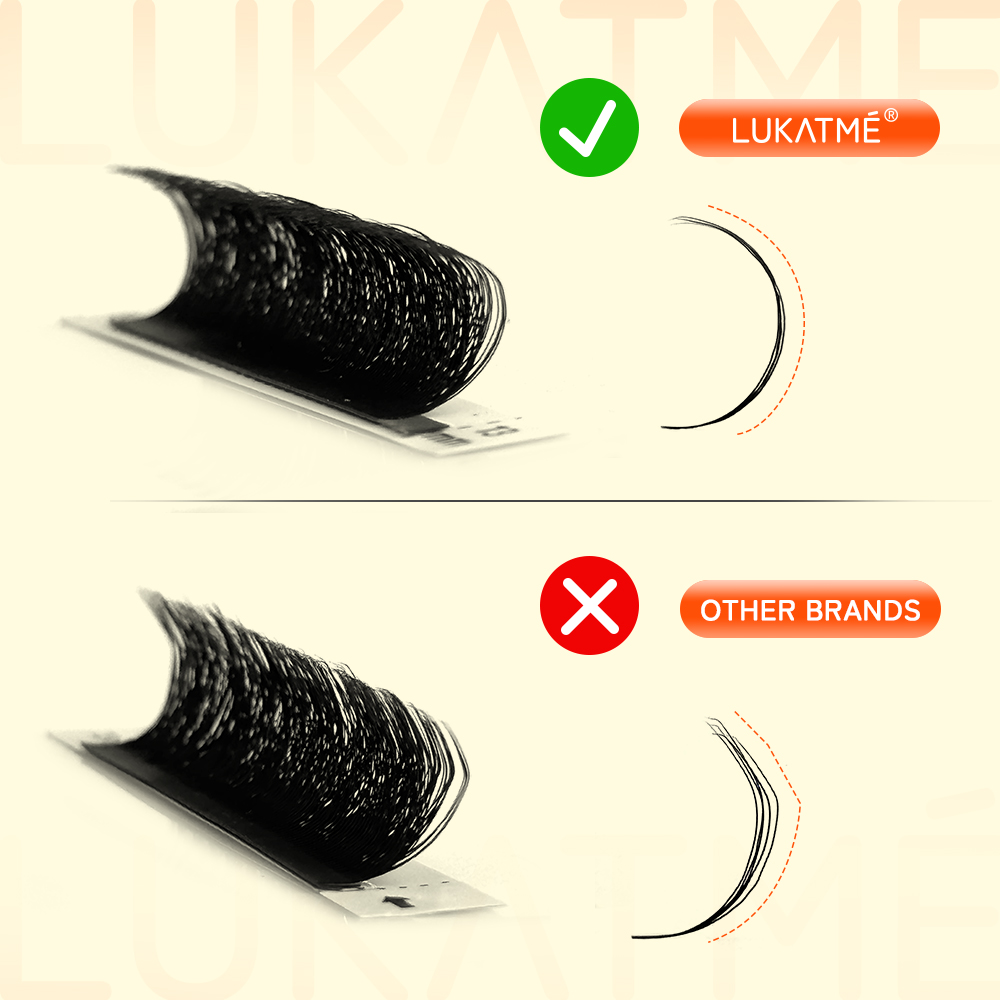 LUKATME W 3D 4D 5D 6D 7D Wimpe - Eyelash Extension Yelix recensie en prijs