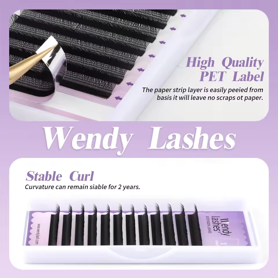 WENDY 2D YY-vorm C/D Curl Eyal - Eyelash Extension Yelix recensie en prijs