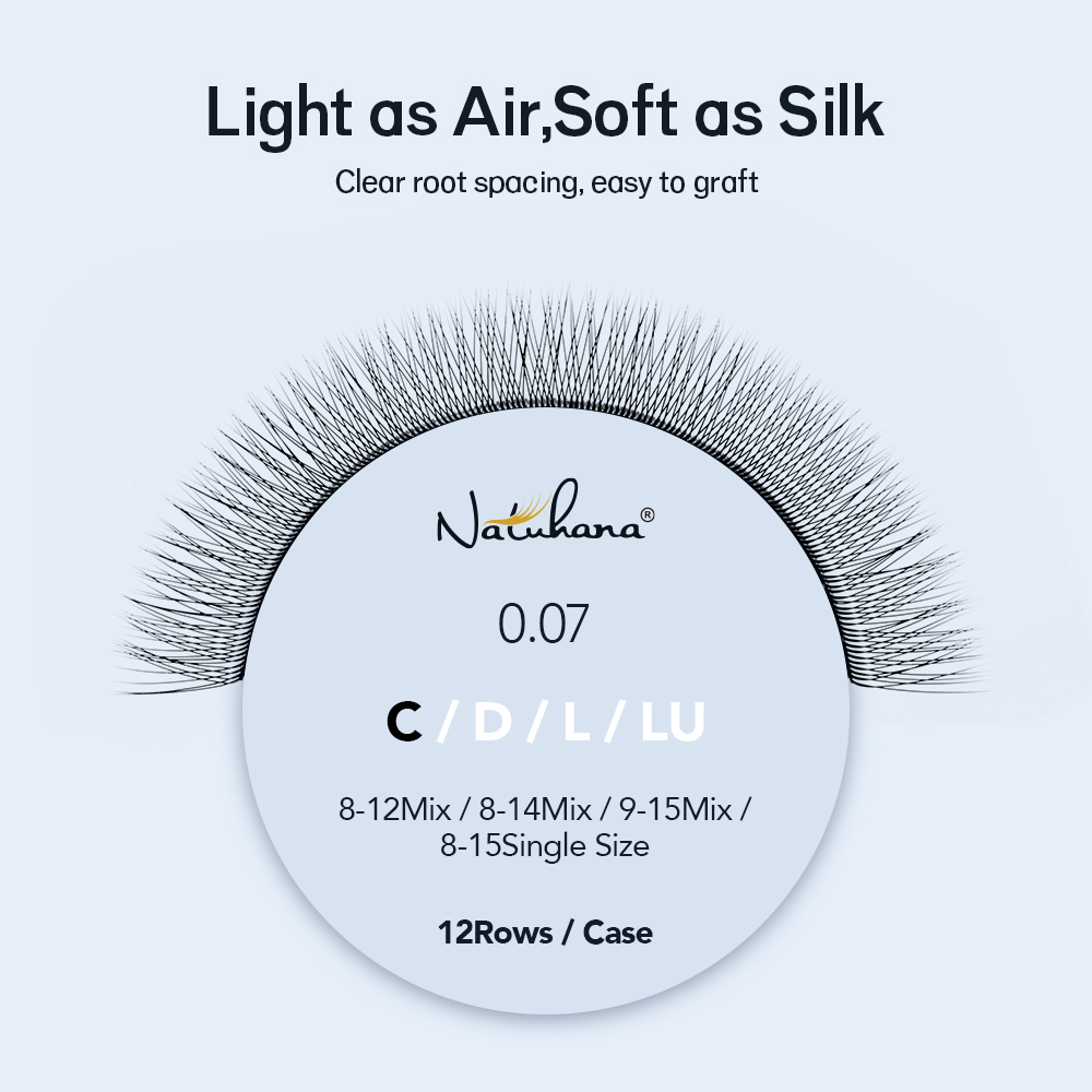 NATUHANA Single Tip 2D YY Wimp - Eyelash Extension Yelix recensie en prijs