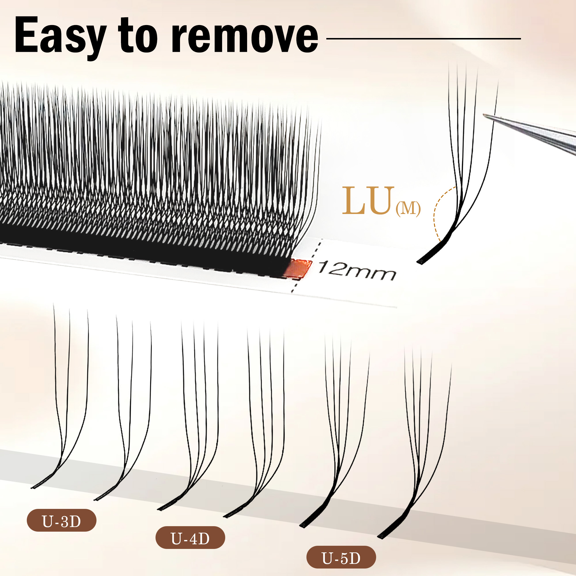 CoMango 3D 4D 5D U-vormige LU- - Eyelash Extension Yelix recensie en prijs