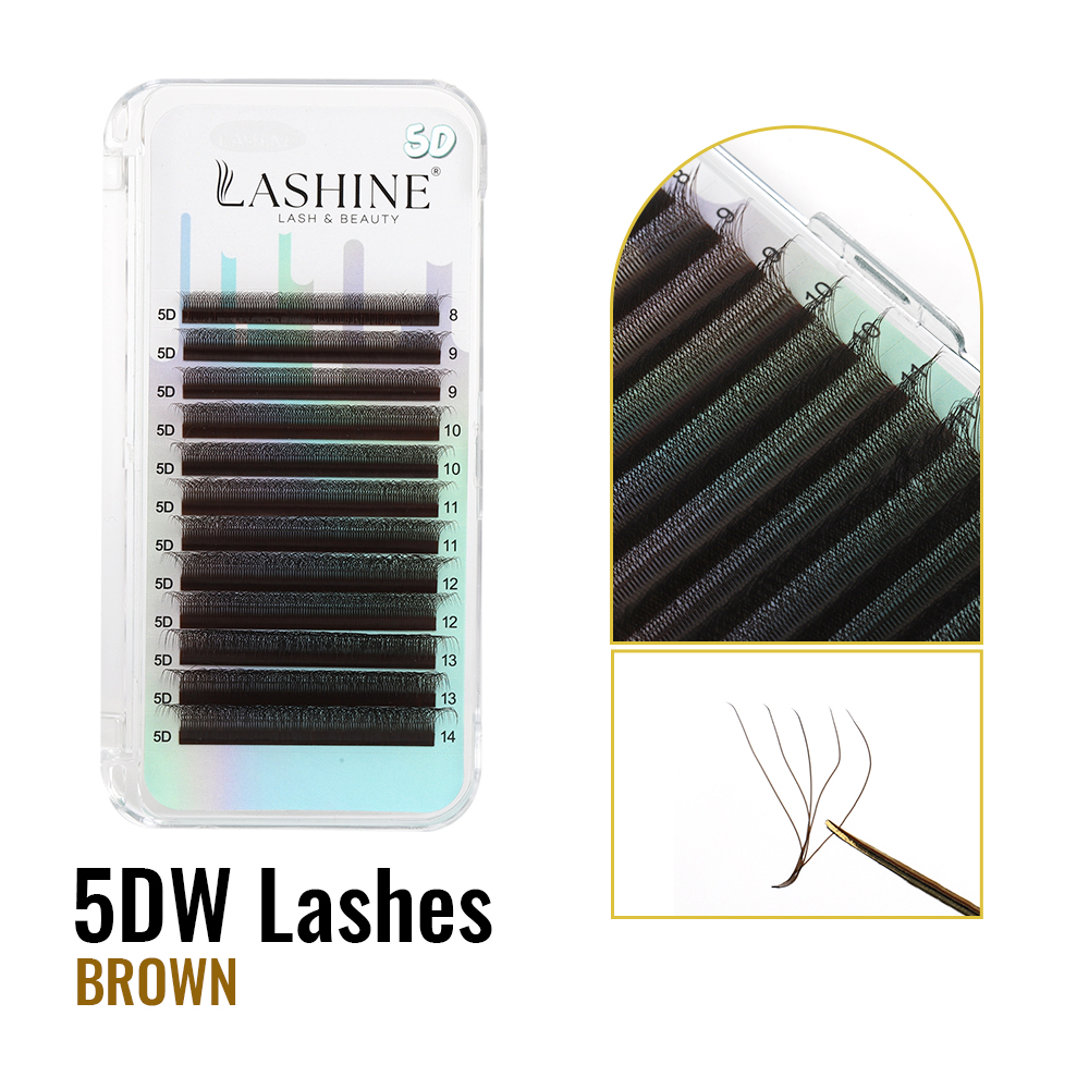 LASHINE Bruine YY/3D/4D/5D W-v - Eyelash Extension Yelix recensie en prijs